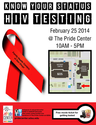 free HIV testing on 2/25/14