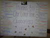 Thanks to Our Supporters Sign