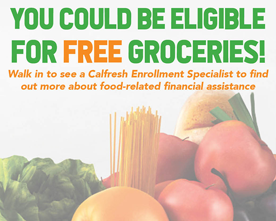 you could be eligible for free groceries. see story for info