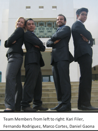 Chevy Promo team members Kari Filer, Fernando Rodriguez, Marco Cortes, Daniel Gaona