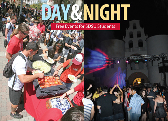 Day and Night - Free Events for SDSU students