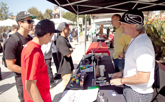 Entrepreneurs showcase their products and services