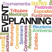 Event Planning word cloud