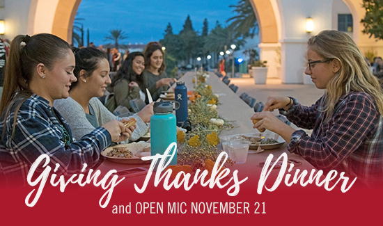 fifth annual Giving Thanks Dinner