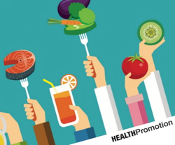 HEALTHPromotion - hands holding fruits and vegetables