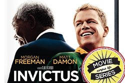 Movie Poster: Invictus starring Morgan Freeman and Matt Damon