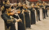 mariachi band playing in Viejas Arena