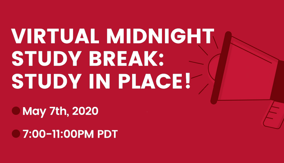 Megaphone - virtual midnight study break: study in place