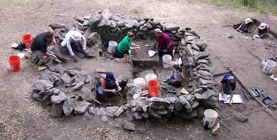 people working at nate harrison project