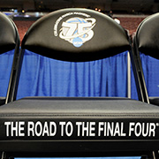 NCAA chair that reads: Road to the Final Four