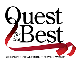 quest for the best vice presidential student awards logo