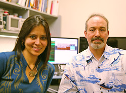 Mahasweta Sarkar and Chris Paolini