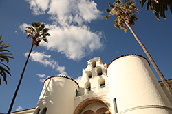 hepner hall and sky