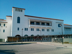 Aztec Student Union construction exterior