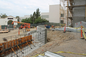 Aztec Student Union construction