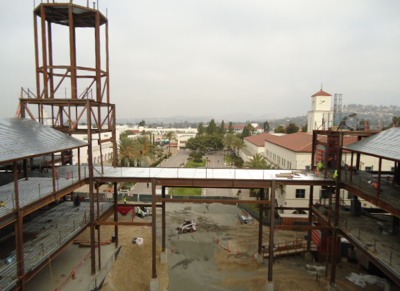 Aztec Student Union construction in progress