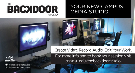 BACKDOOR STUDIO Your new campus media studio. see link