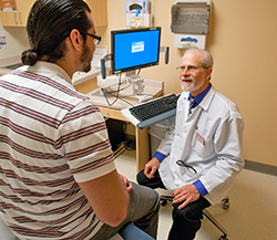 patient with doctor