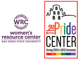 Women's Resource Center and Pride Center logos